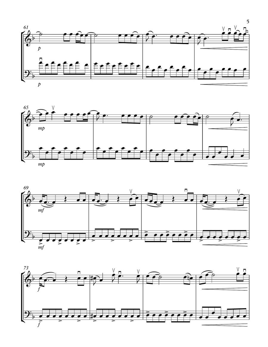 Never Break String Duet scores gallery preview page 5