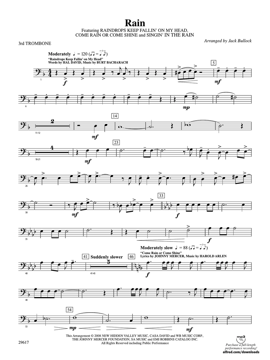 Rain: 3rd Trombone