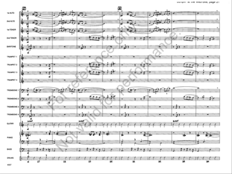 Jumpin' At the Website Jazz Ensemble scores gallery preview page 21