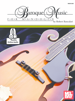 Book cover for Baroque Music for Mandolin