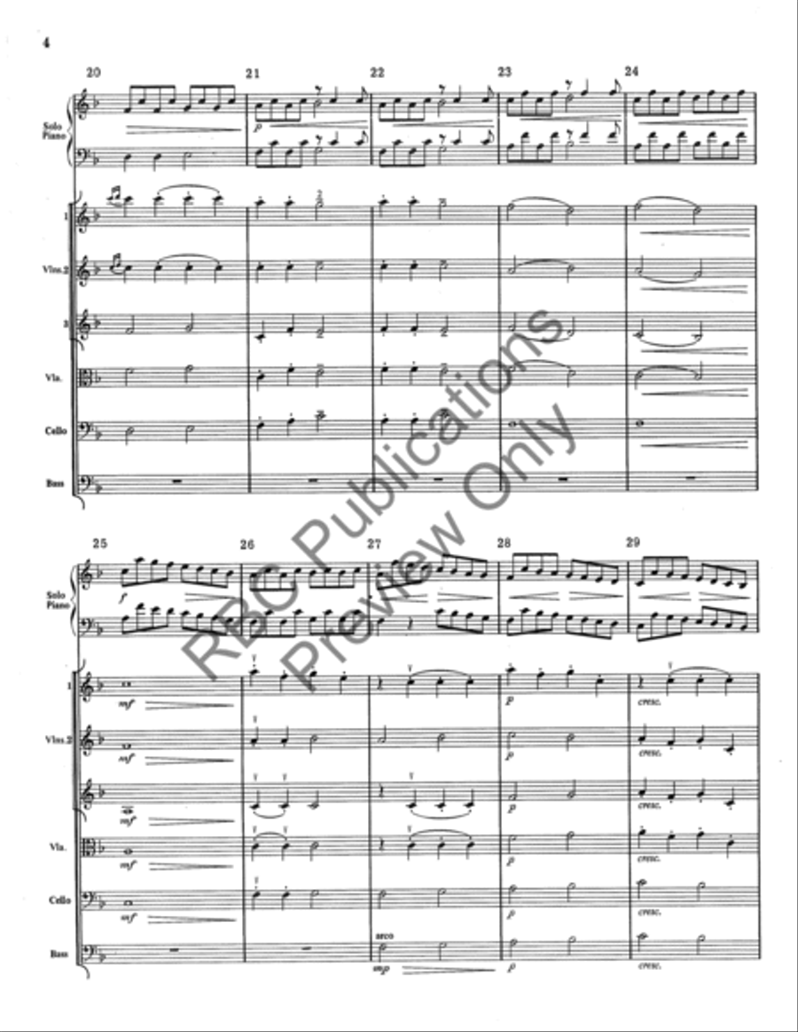 Concertino In D Moll (Score) String Orchestra scores gallery preview page 5