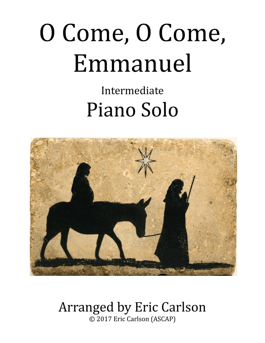 O Come, O Come, Emmanuel (Piano Solo by Eric Carlson) Piano Solo scores gallery preview page 1