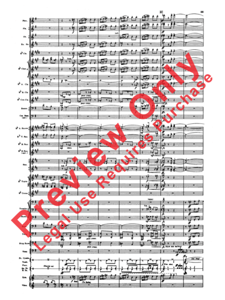 Armenian Dances, Part 1 Armenian Dances, Part 1 Concert Band scores gallery preview page 56