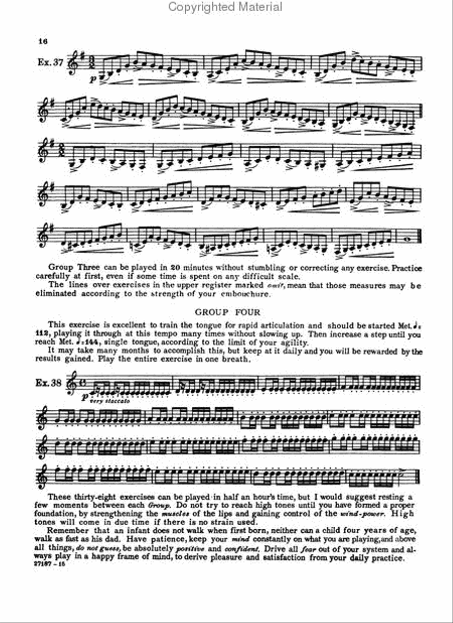 Setting Up Drills B-Flat Trumpet scores gallery preview page 3
