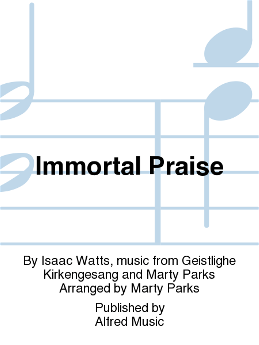 Immortal Praise Choir scores gallery preview page 1