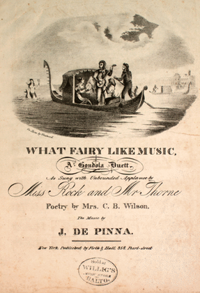 What Fairy Like Music. A Gondola Duett