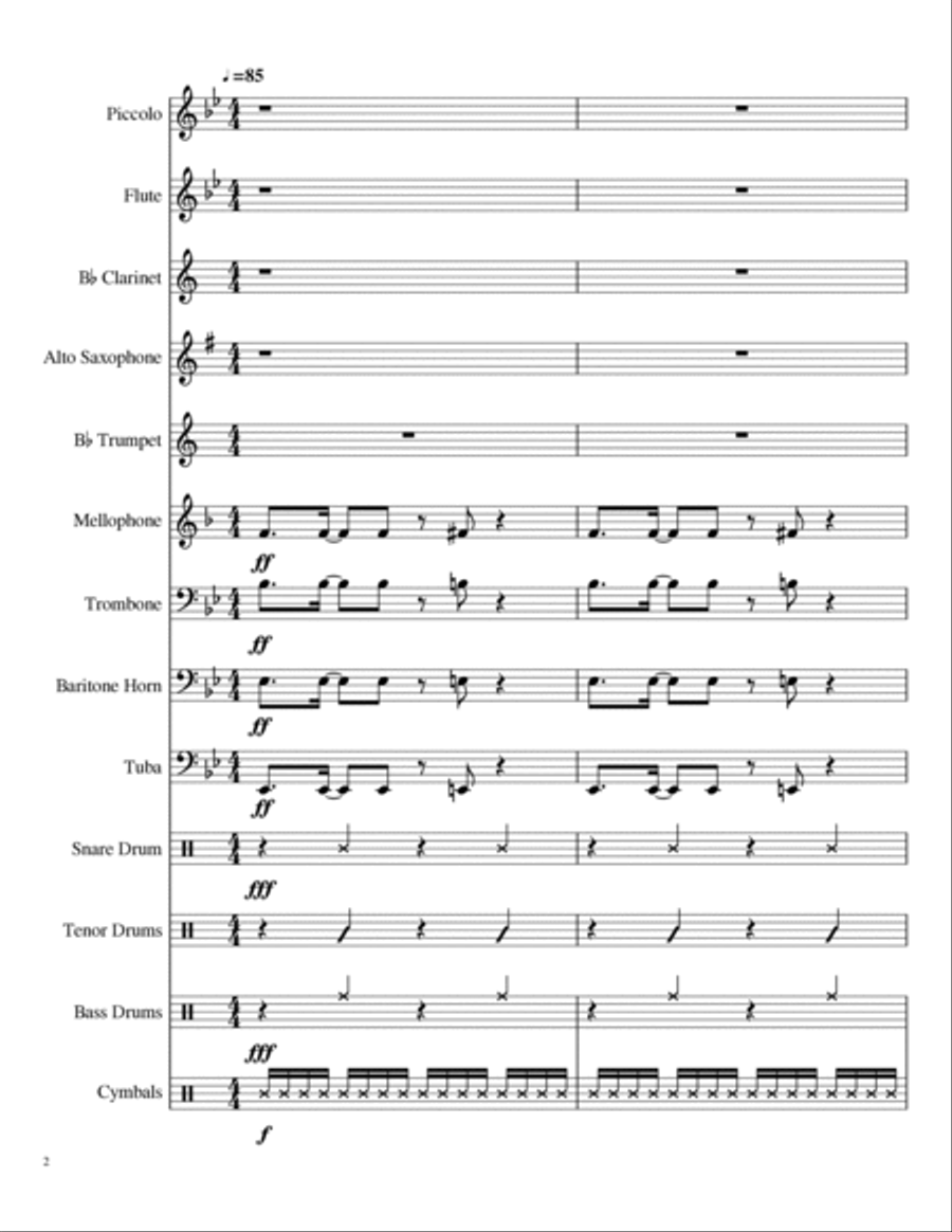Savage Large Ensemble scores gallery preview page 2