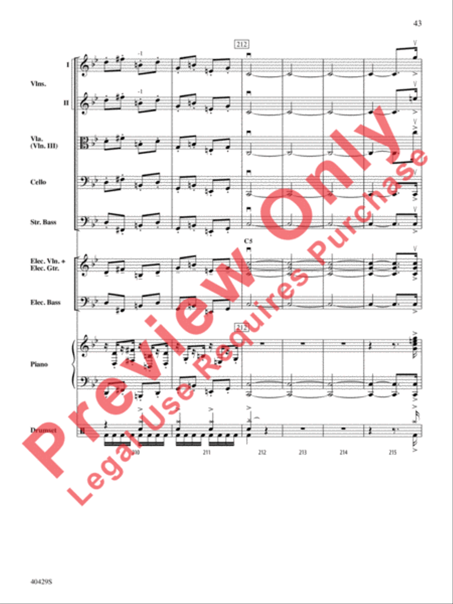 Wish Liszt Wish Liszt String Orchestra scores gallery preview page 44