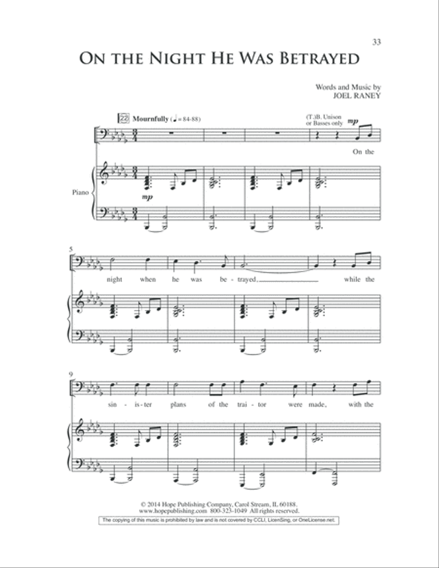 The Seven Last Days 4-Part scores gallery preview page 37