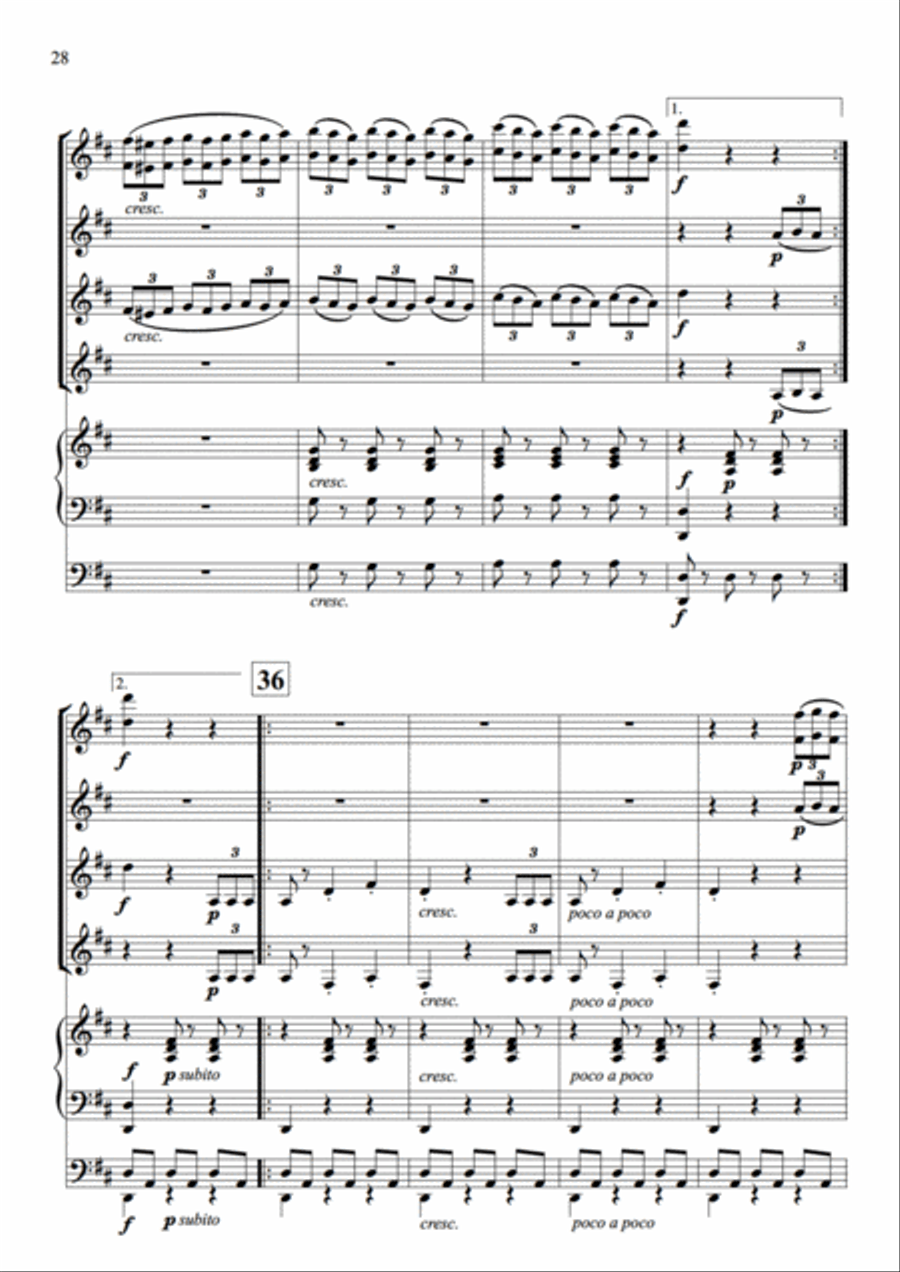 La gazza ladra - Overture Set of Parts scores gallery preview page 15
