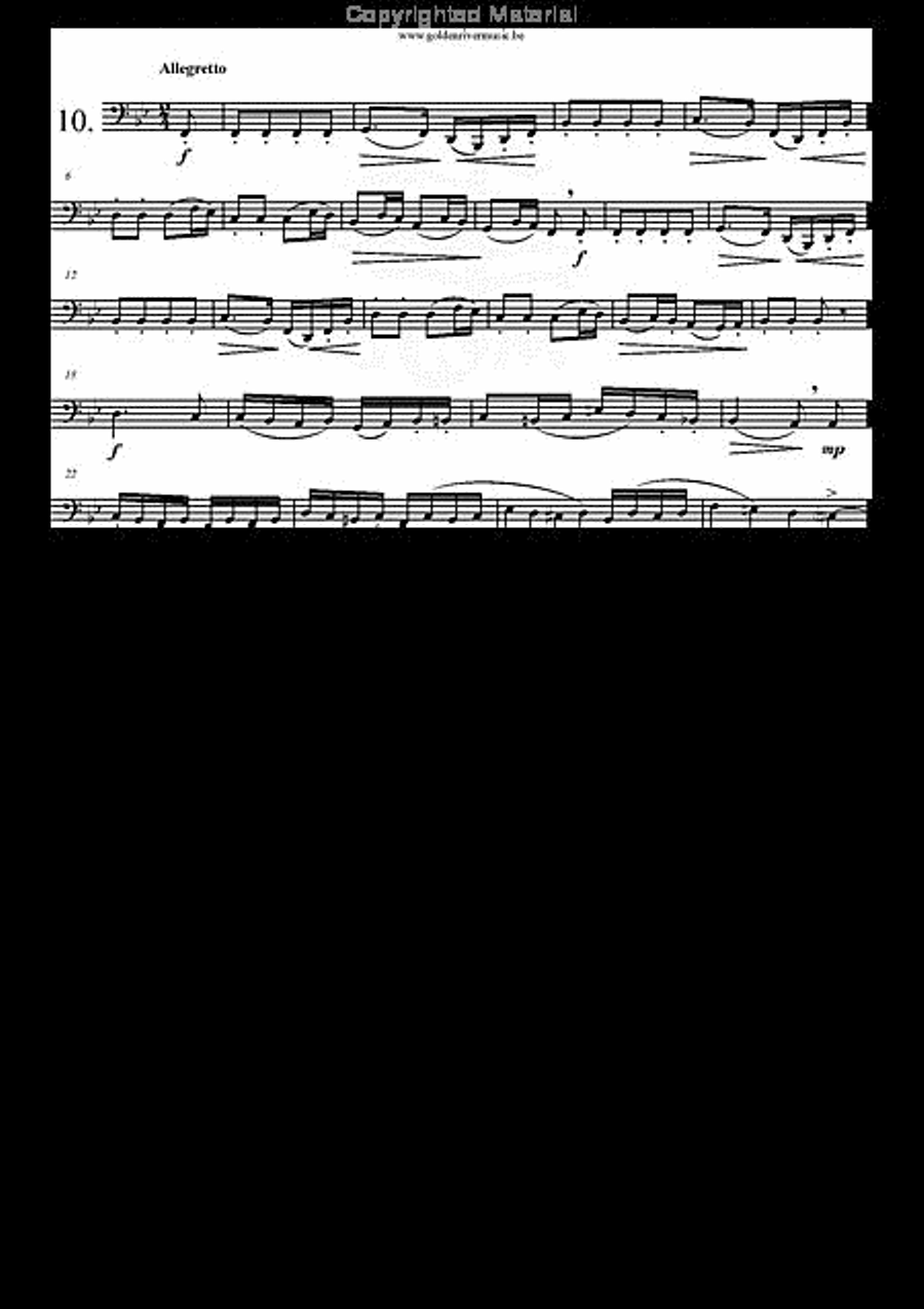 22 Etudes Melodiques Tuba scores gallery preview page 11