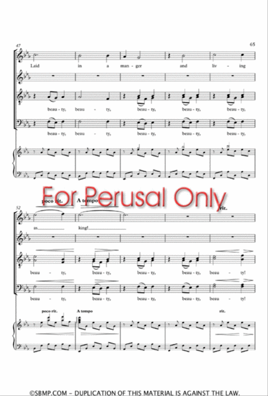 The Christmas Alleluias - SATB divisi Choral Book Divisi scores gallery preview page 66
