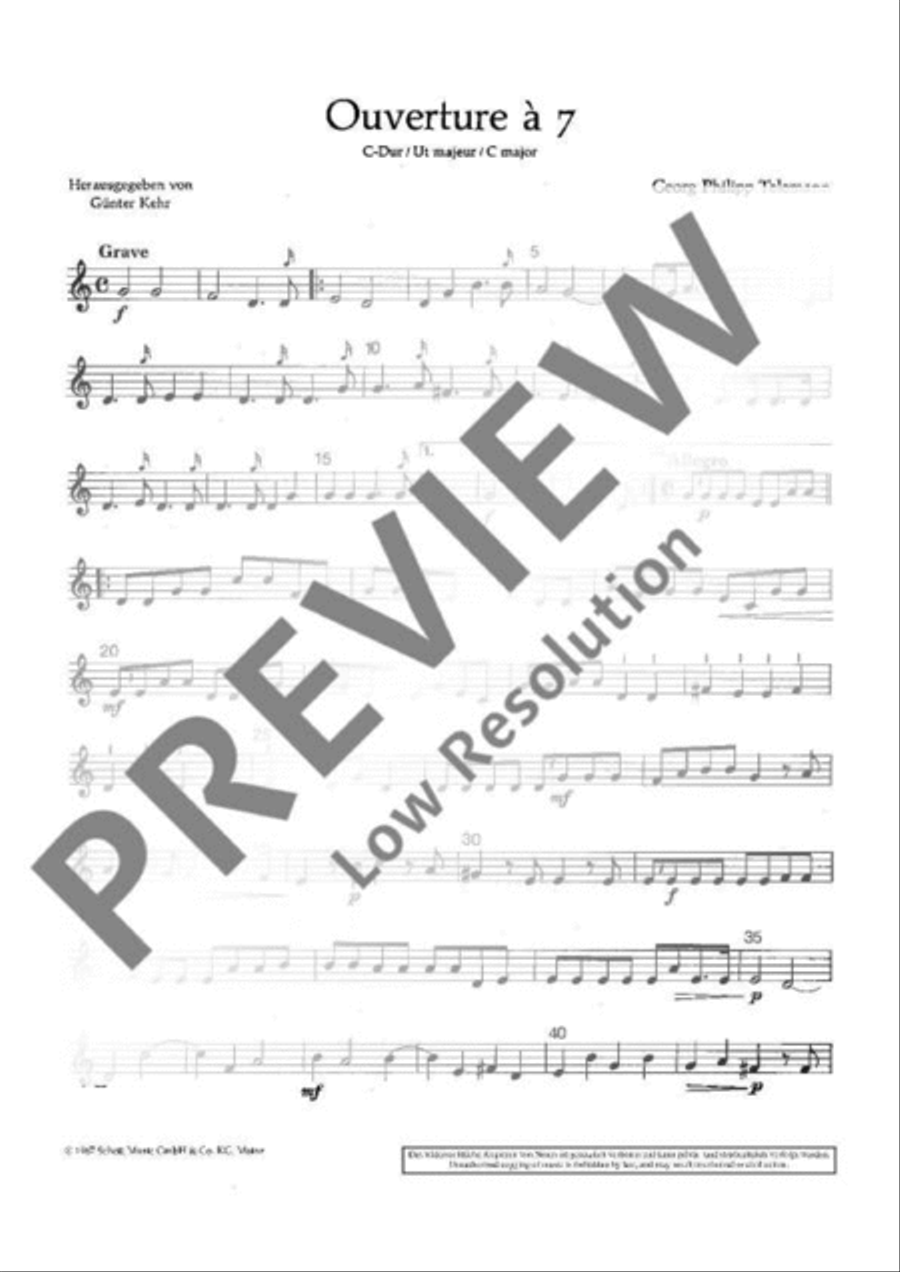 Ouverture à 7 Bassoon scores gallery preview page 21