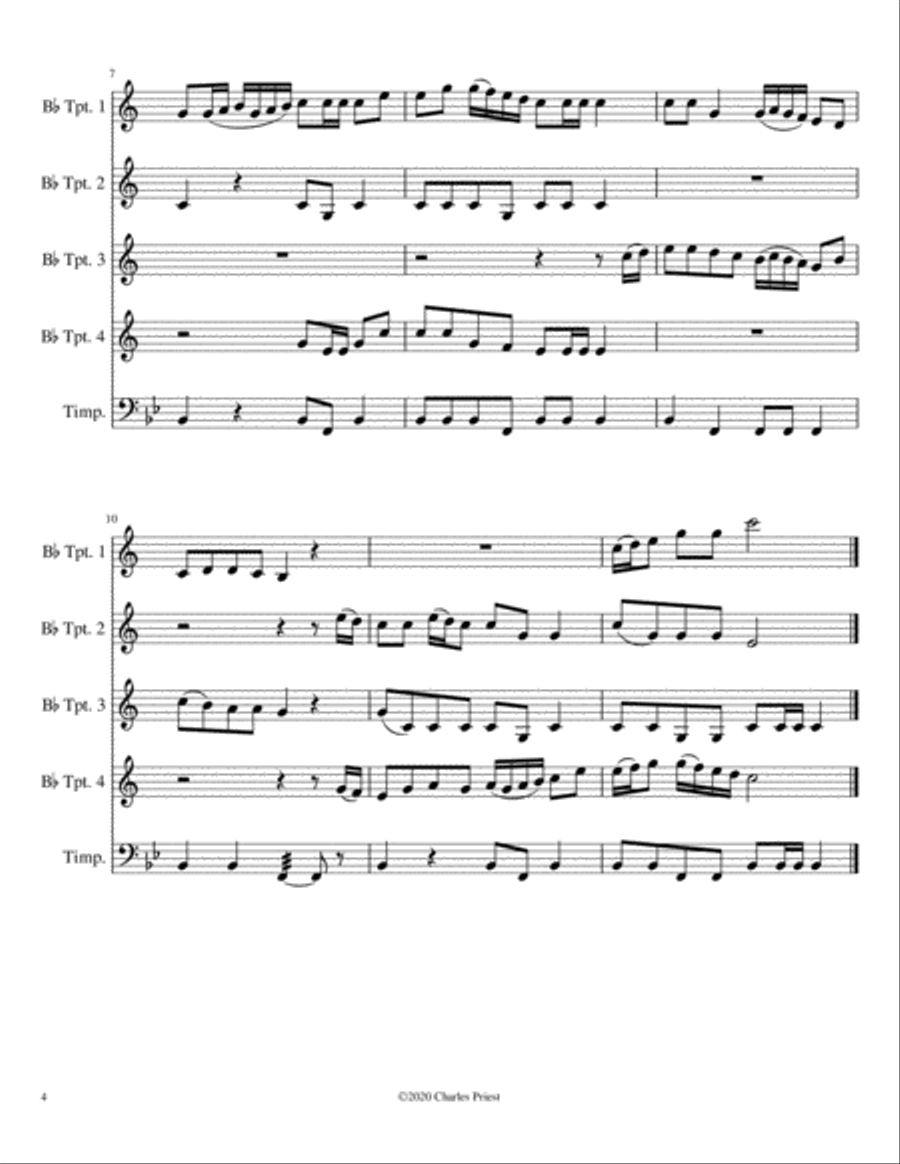 All Glory, Laud and Honor Small Ensemble scores gallery preview page 2