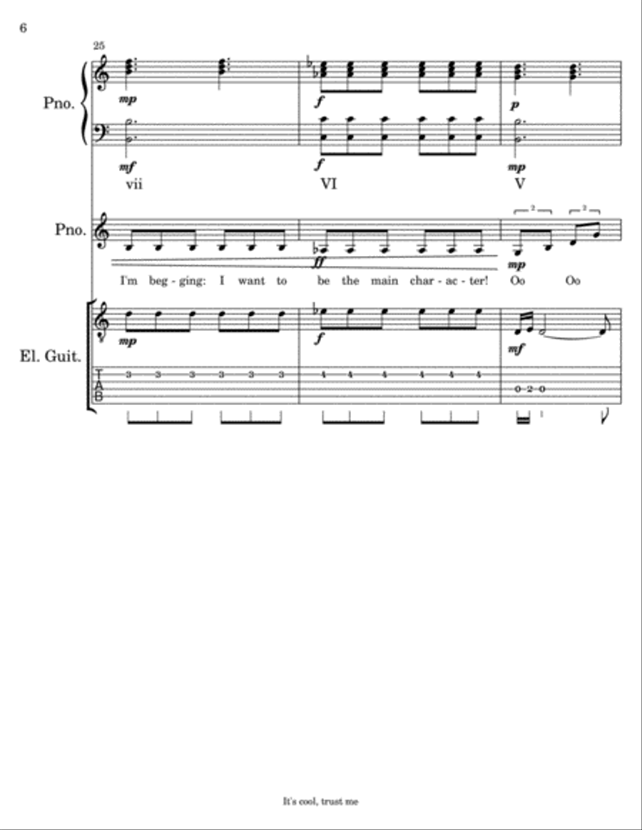 Life Doesn't Resolve (Hannah Ravyn Mancini) Piano, Vocal, Guitar scores gallery preview page 6