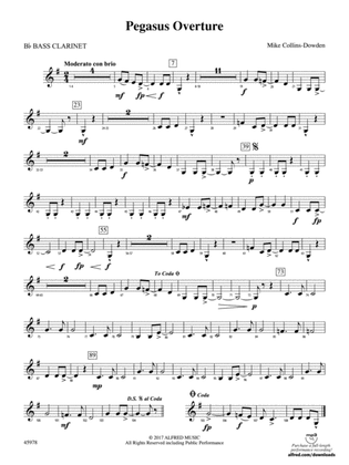 Pegasus Overture: B-flat Bass Clarinet