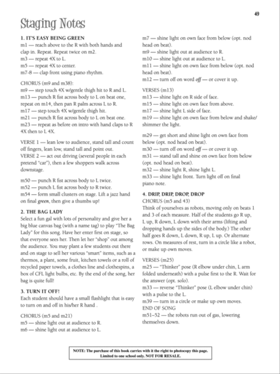 It's Easy Being Green! Voice scores gallery preview page 5