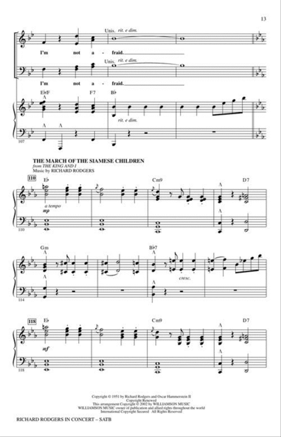 Richard Rodgers in Concert (Medley) 4-Part scores gallery preview page 5