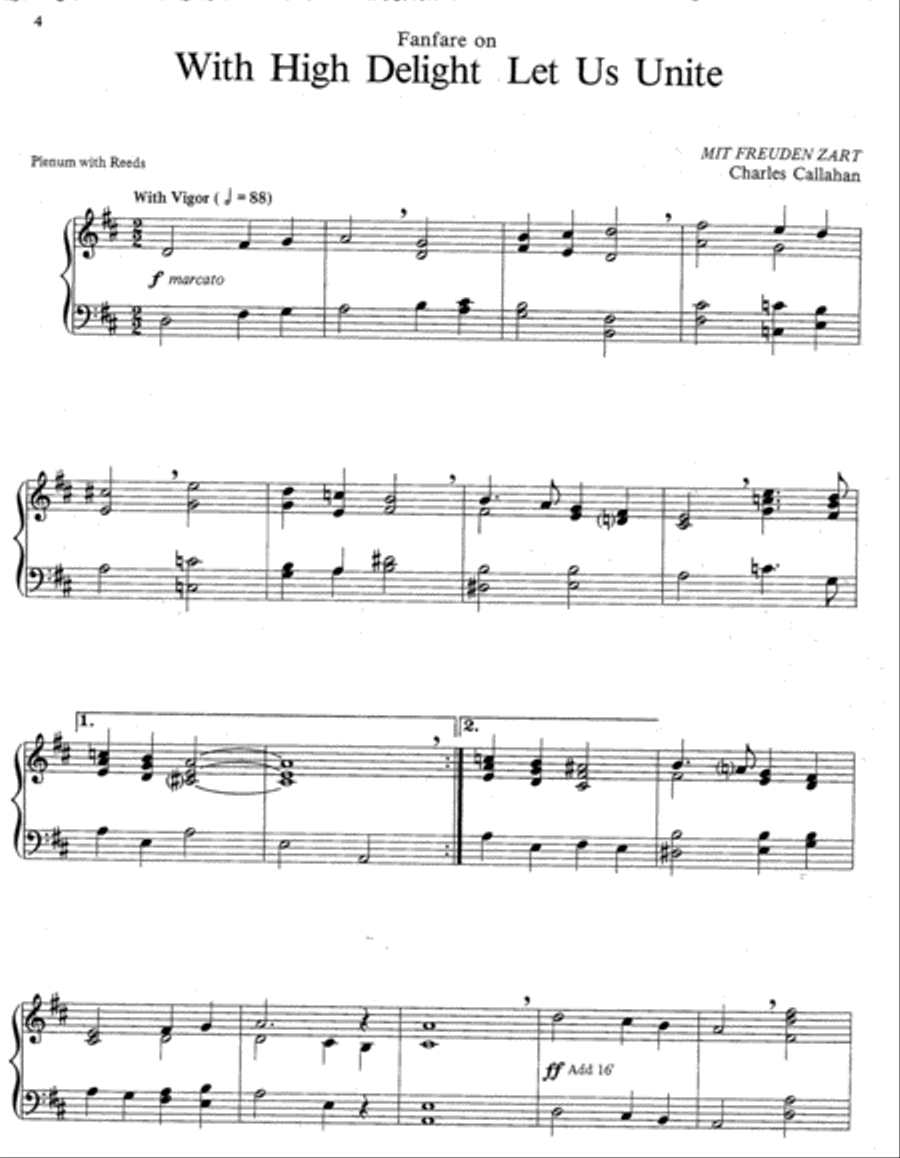 Easter Music for Manuals, Set 1 Organ scores gallery preview page 2