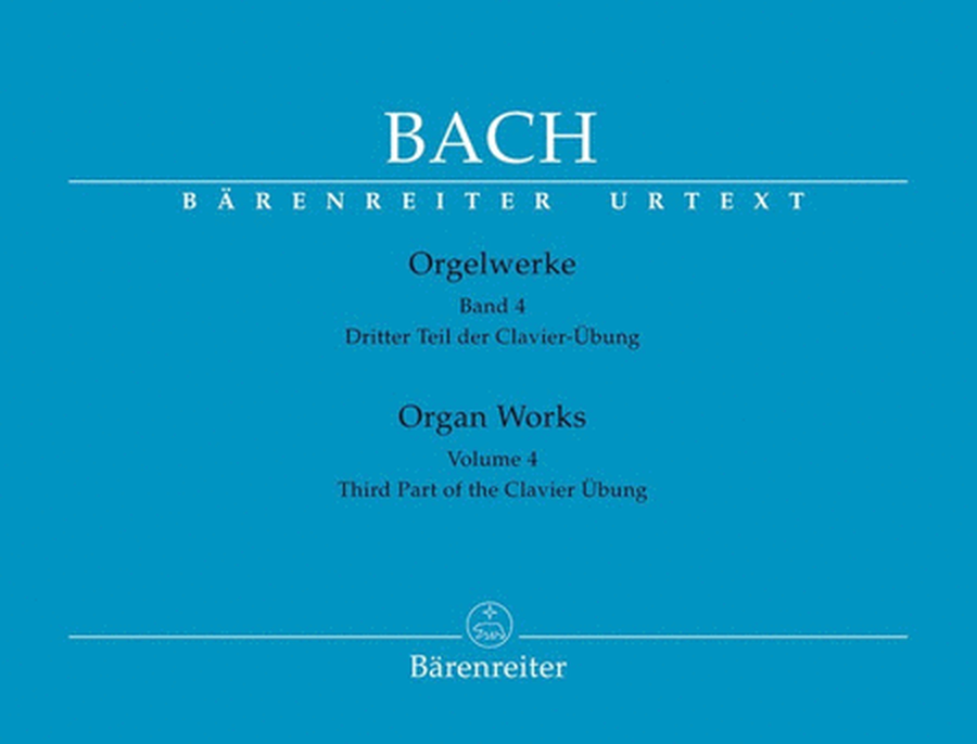 Bach - Organ Works Vol 4 Urtext