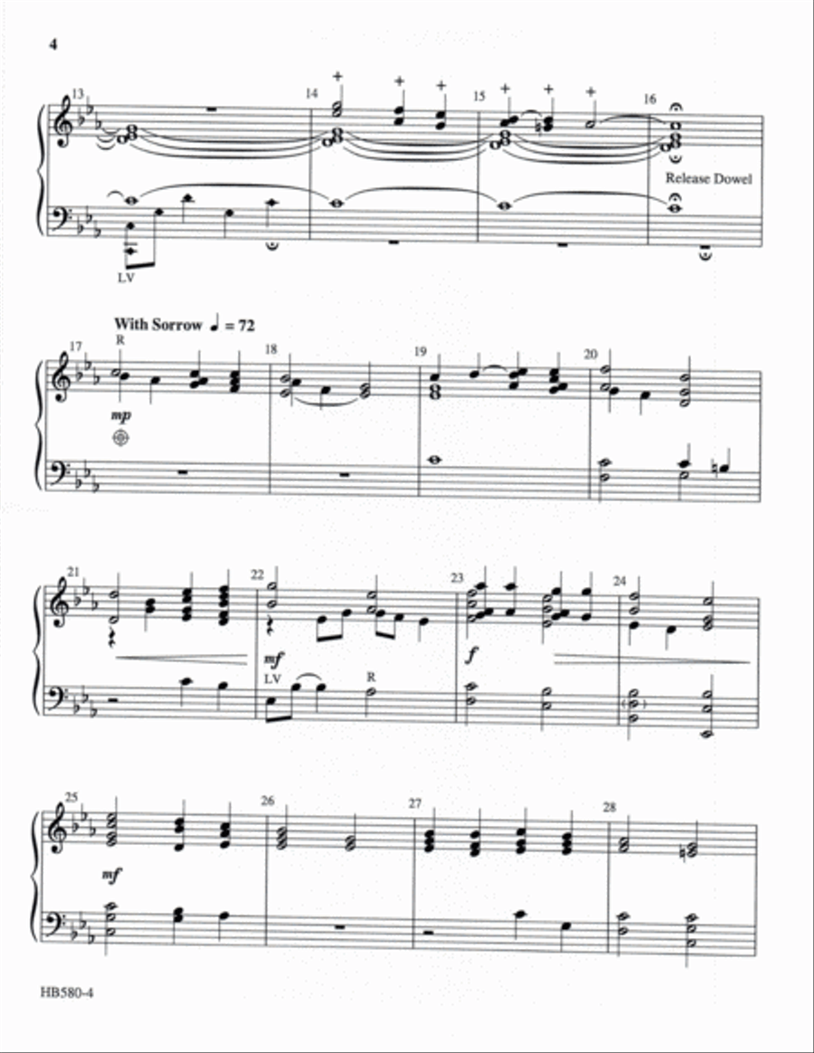 Ah, Holy Jesus - Austin 5-Octaves scores gallery preview page 3