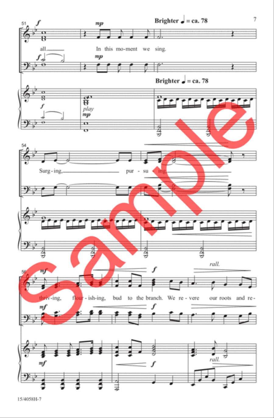 In This Moment, We Sing 4-Part scores gallery preview page 7