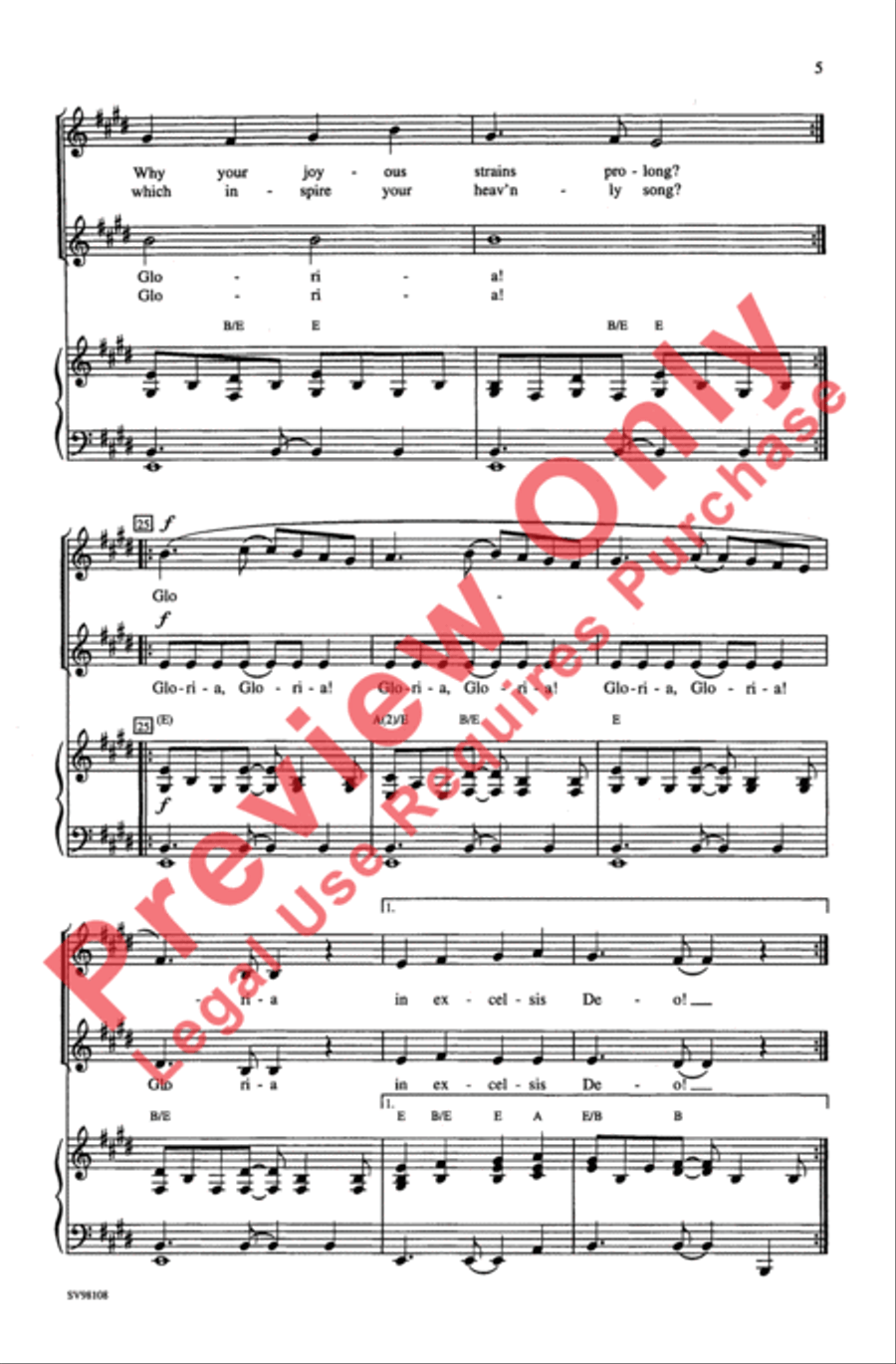African Gloria 2-Part scores gallery preview page 5