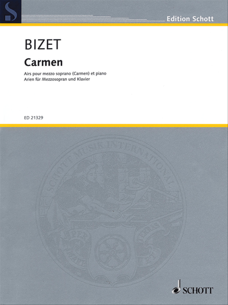 Carmen – Arias for Mezzo-Soprano and Piano Mezzo-Soprano Voice scores gallery preview page 1