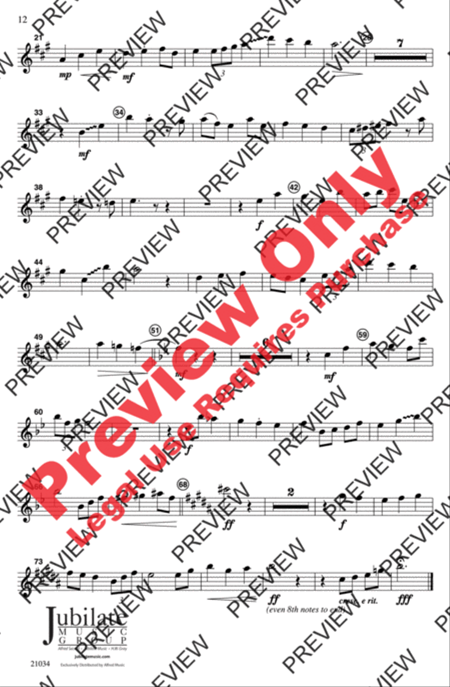 The Gospel of Thanks The Gospel of Thanks 4-Part scores gallery preview page 11