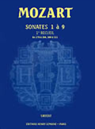 Book cover for Sonates - Volume 1 No. 1 a 9