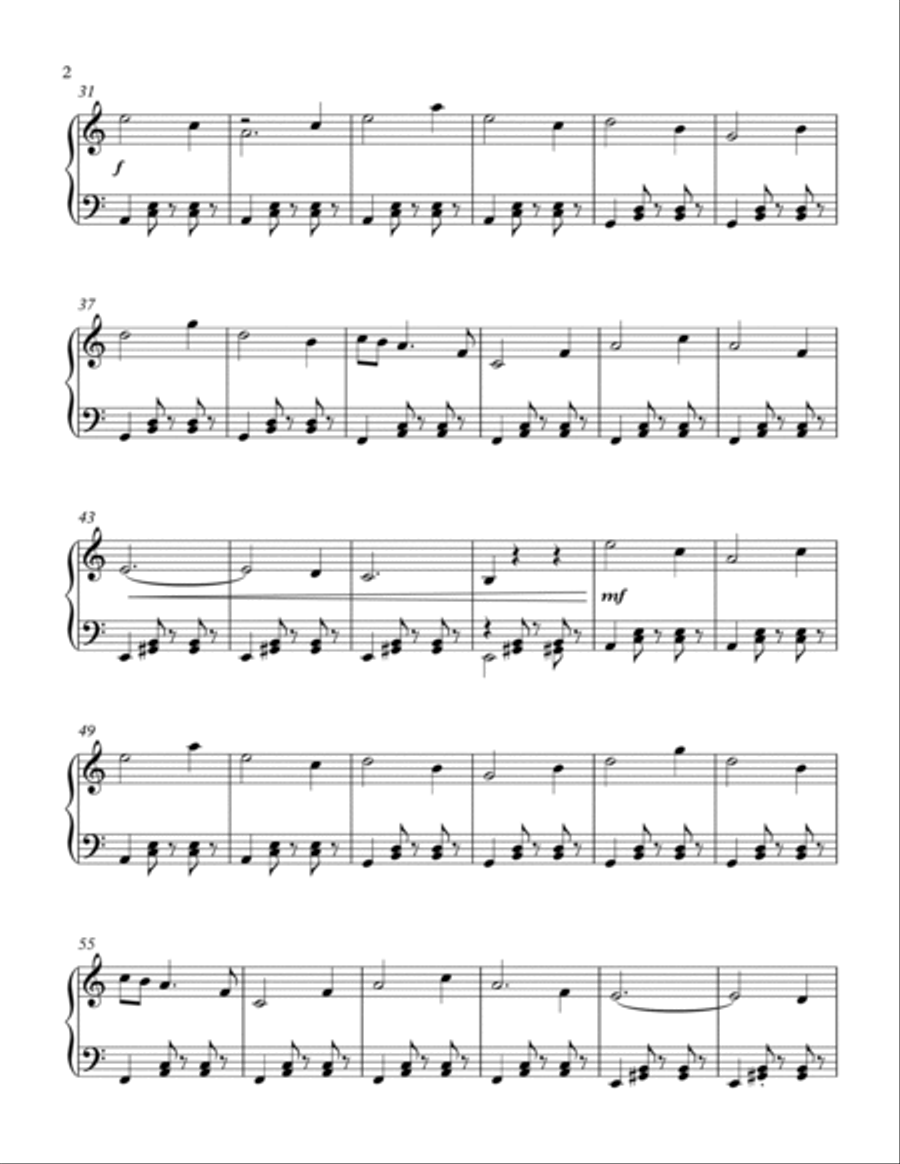 Anthony's Waltz Anthony's Waltz Piano Solo scores gallery preview page 2