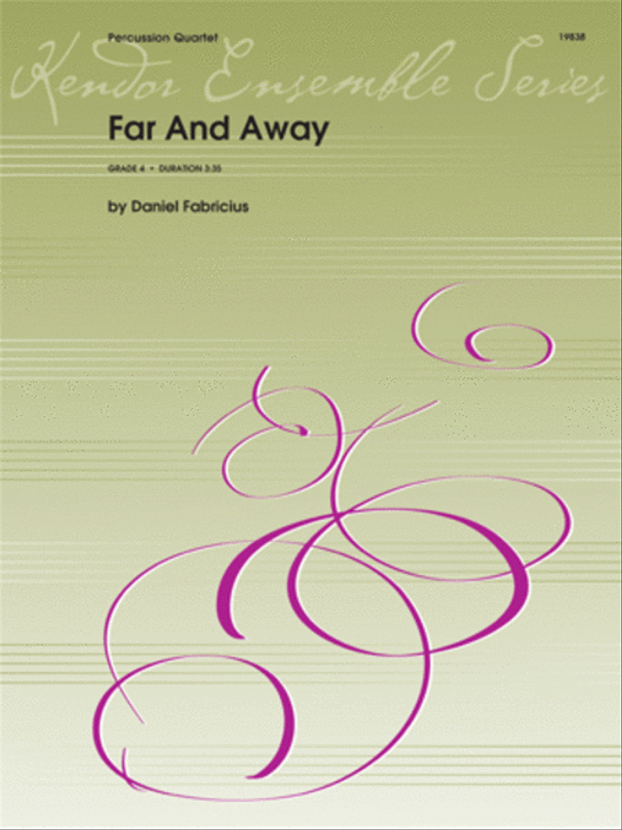 Far And Away Percussion scores gallery preview page 1