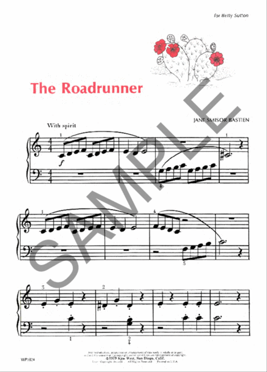 The Roadrunner Piano Method scores gallery preview page 2