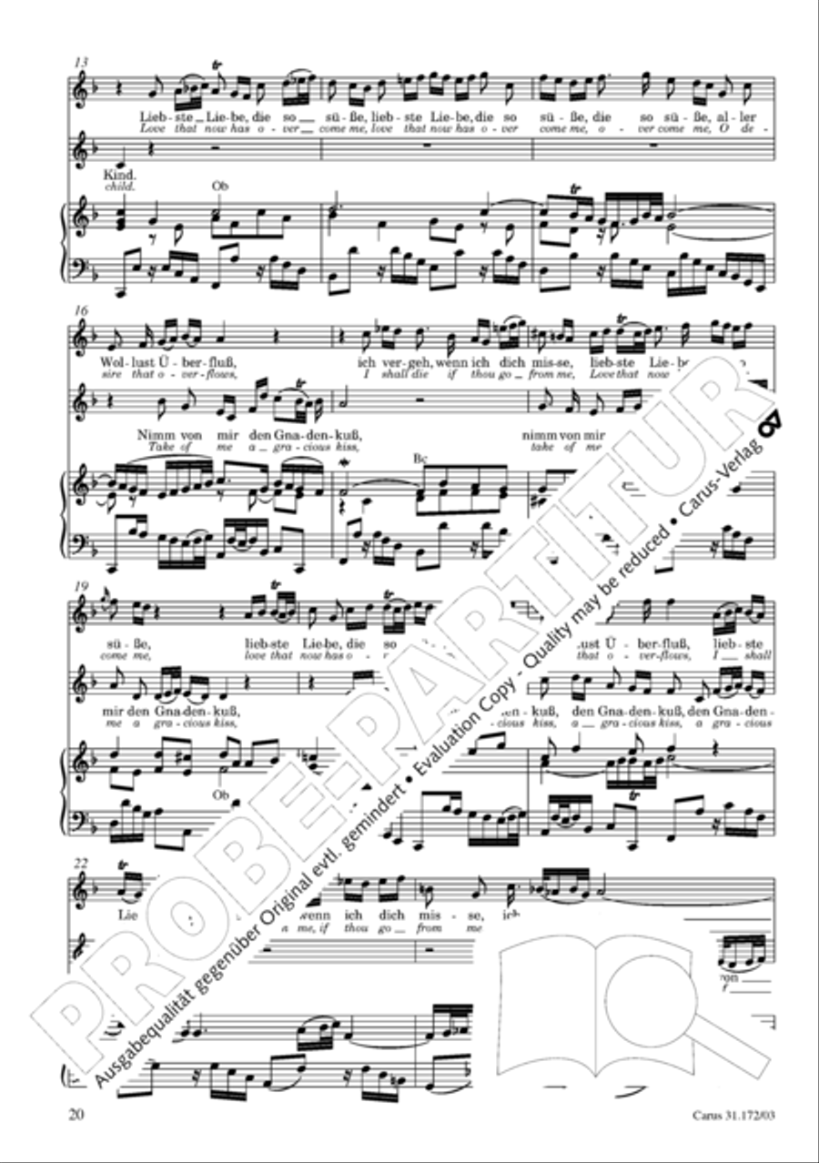 Sound forth, now with singing (Erschallet, ihr Lieder) 4-Part scores gallery preview page 21