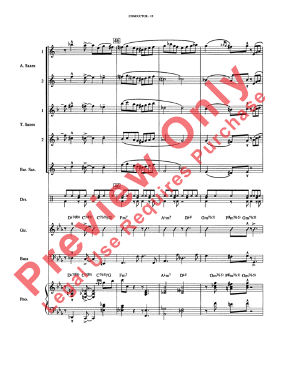 Over the Rainbow Small Ensemble scores gallery preview page 14