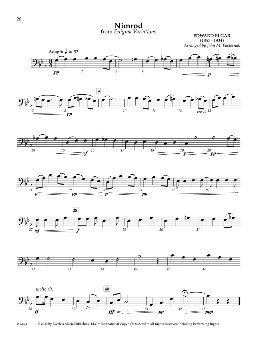 Wedding Brass Will Ring Trombone scores gallery preview page 2