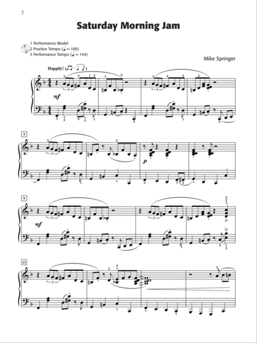 Not Just Another Jazz Book, Book 3 Piano Solo scores gallery preview page 2