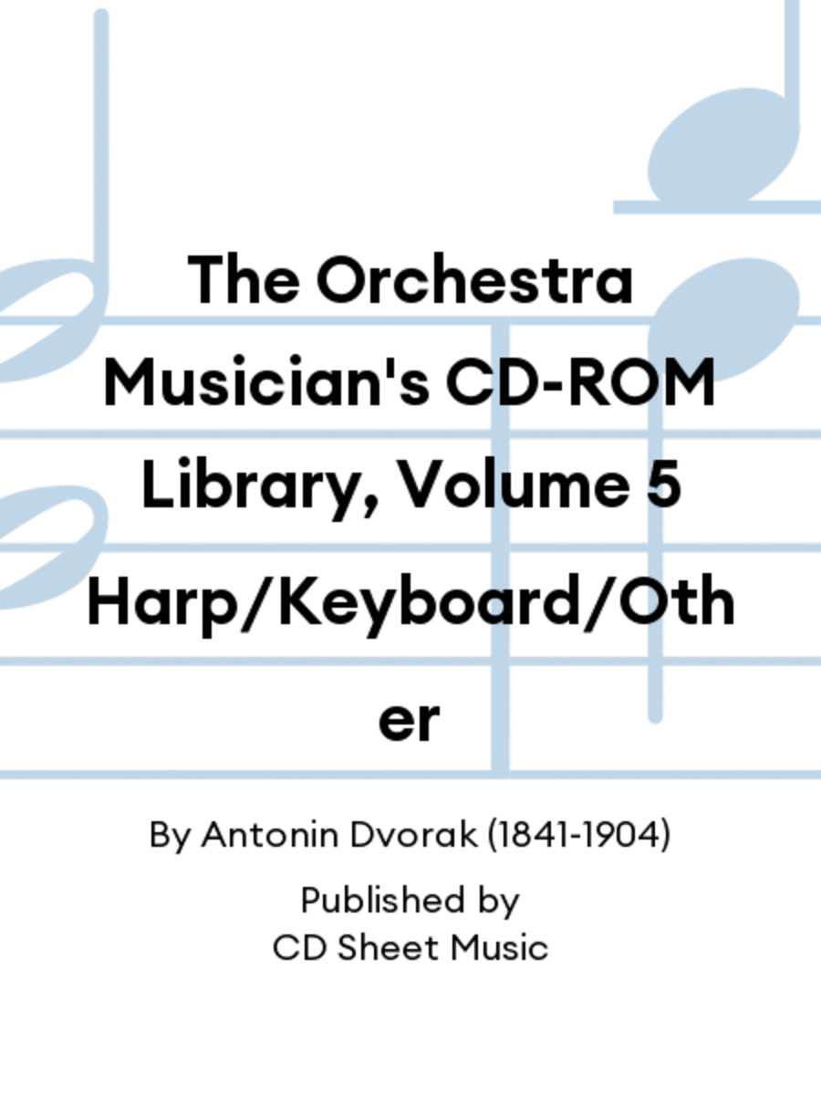 The Orchestra Musician's CD-ROM Library, Volume 5 Harp/Keyboard/Other Harp scores gallery preview page 1