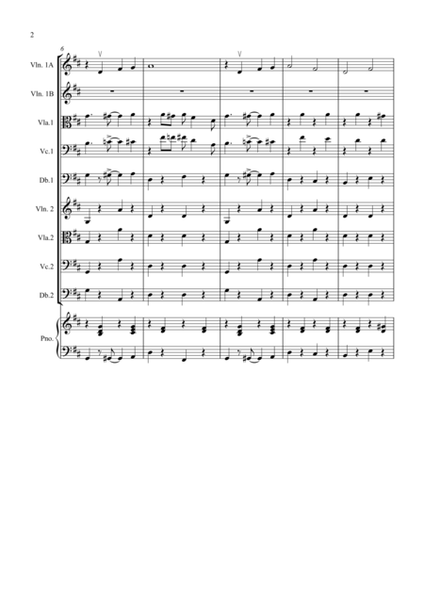 The Saints (jazzy style!) for Beginner and Advanced String Orchestra  image number null