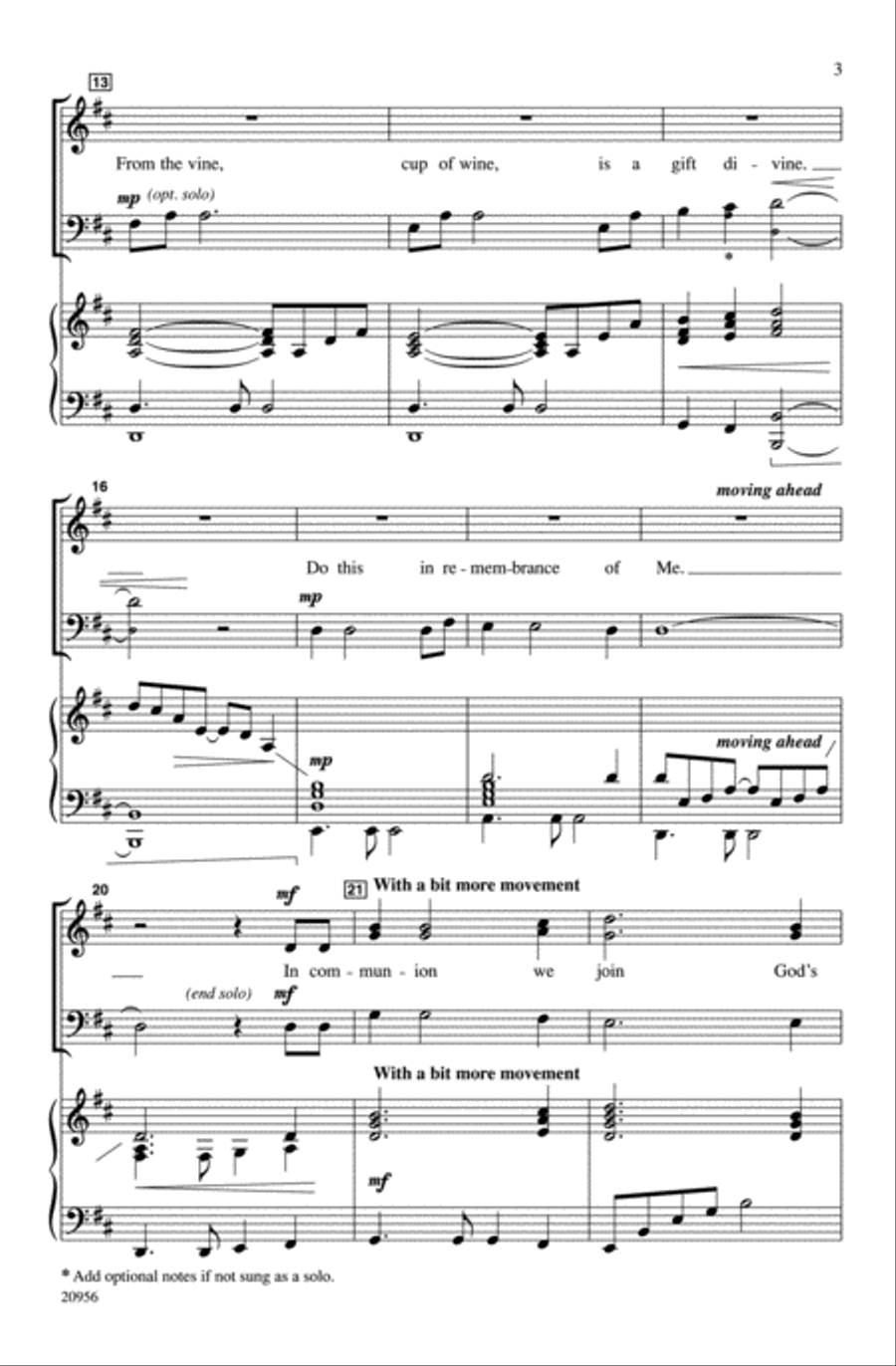 In Remembrance of Me In Remembrance of Me 3-Part scores gallery preview page 3