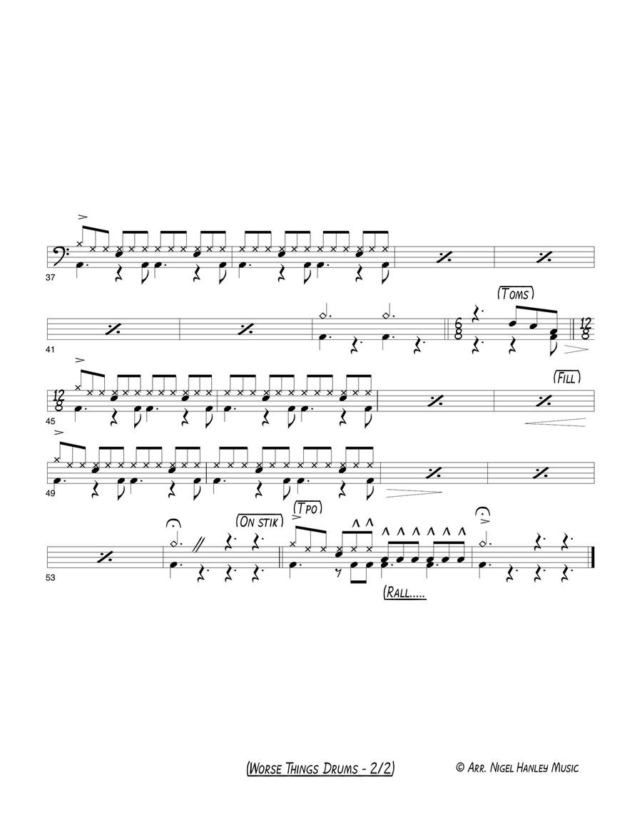 There Are Worse Things I Could Do Jazz Ensemble scores gallery preview page 6
