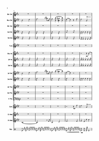 Concertino for Eb Cornet and brass band image number null