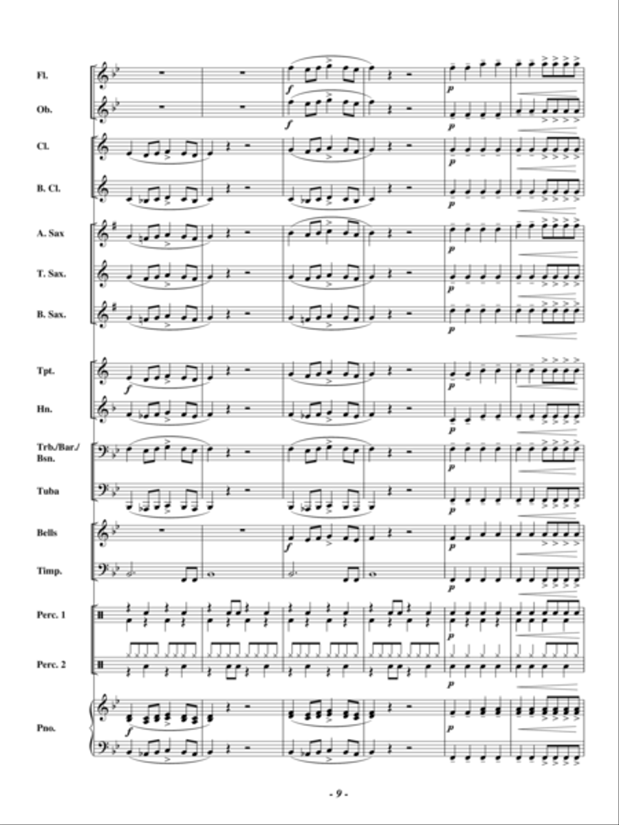 This Old Dude Concert Band scores gallery preview page 8