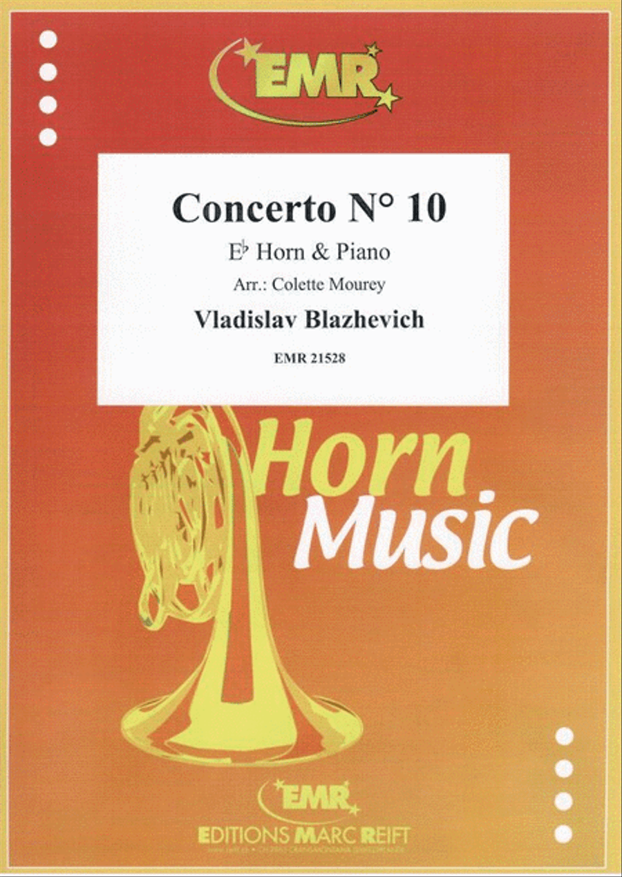 Concerto No. 10 Horn scores gallery preview page 1
