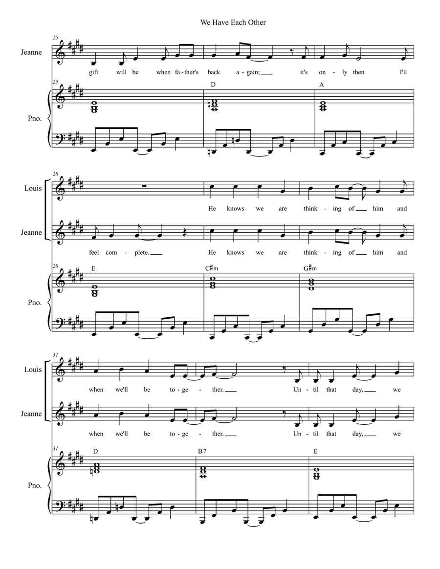 We Have Each Other We Have Each Other Medium Voice scores gallery preview page 5