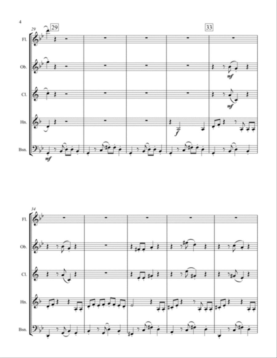 Reviewing The Situation Woodwind Quintet scores gallery preview page 4