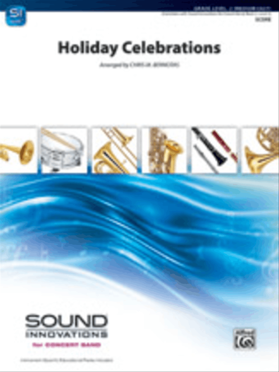 Holiday Celebrations Concert Band scores gallery preview page 1