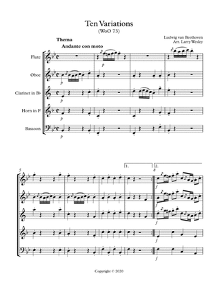 Beethoven: Ten Variations