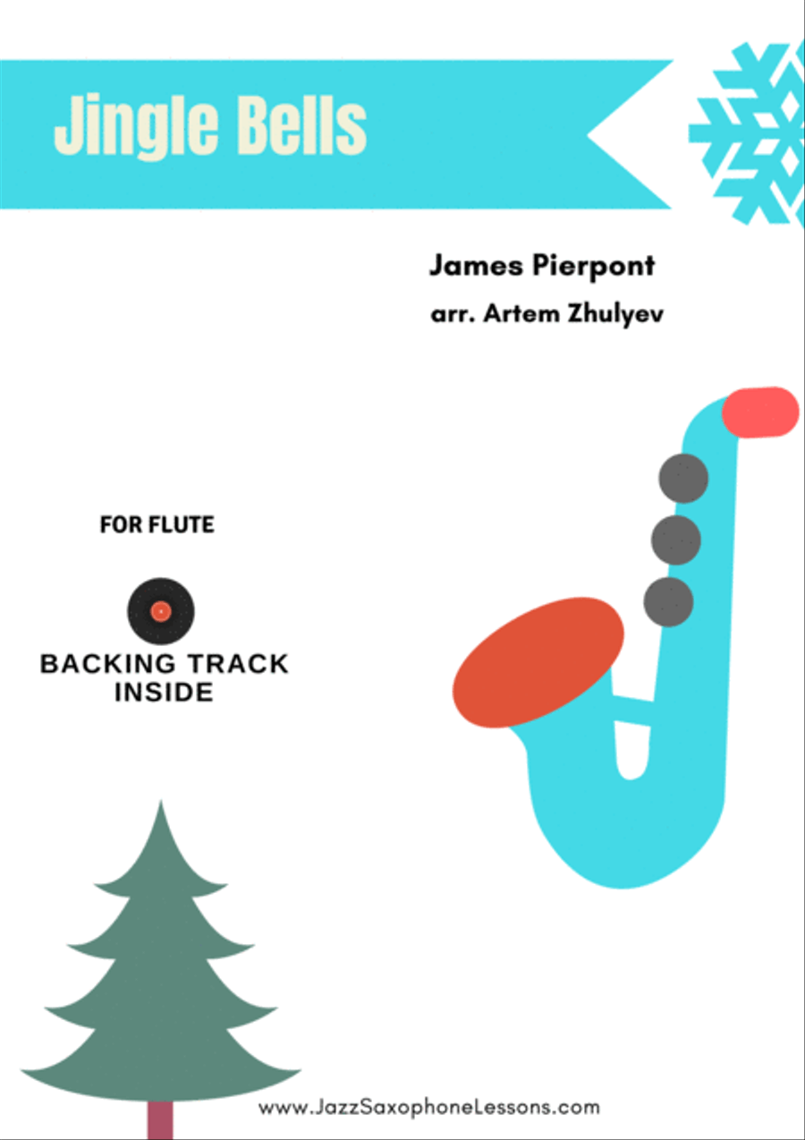 Jingle Bells C (Flute) Jazz Style Small Ensemble scores gallery preview page 1