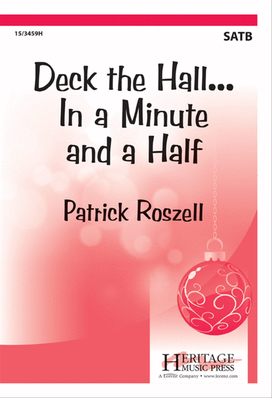 Deck the Hall...In a Minute and a Half 4-Part scores gallery preview page 1